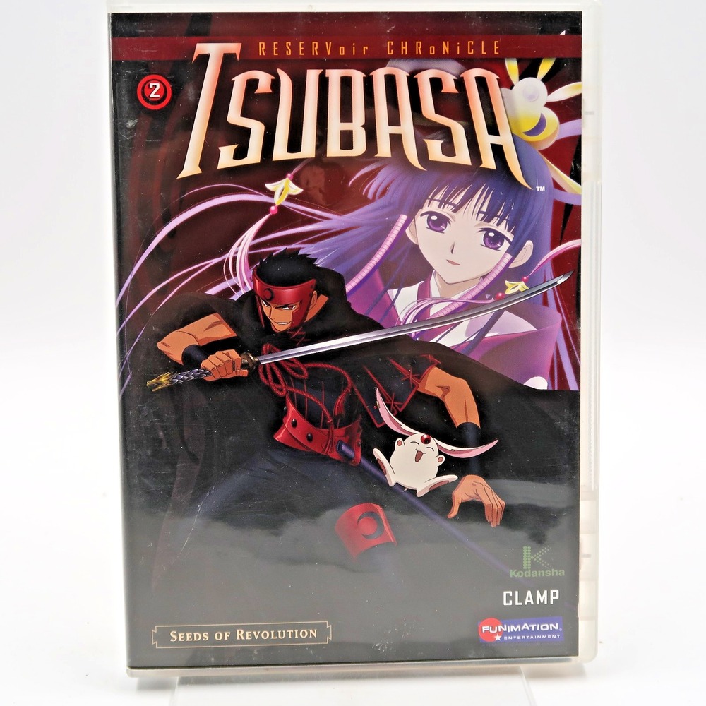 Tsubasa Reservoir Chronicle Vol 2 Seeds of Revolution DVD 2007 Vic Mignogna